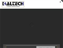 Tablet Screenshot of kaltechglobal.net